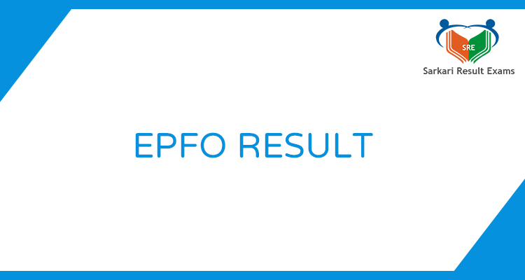 EPFO Result 2019