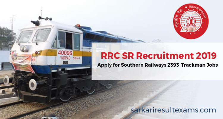 rrc sr recruitment 2019