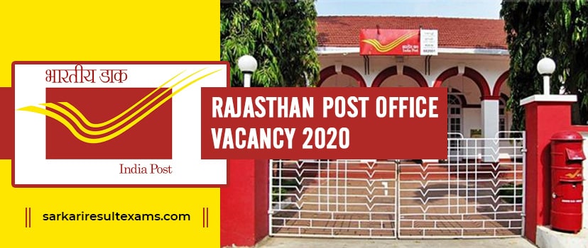 Rajasthan Post Office Vacancy 2020 Apply Online for 3263 GDS Recruitment at appost.in/gdsonline