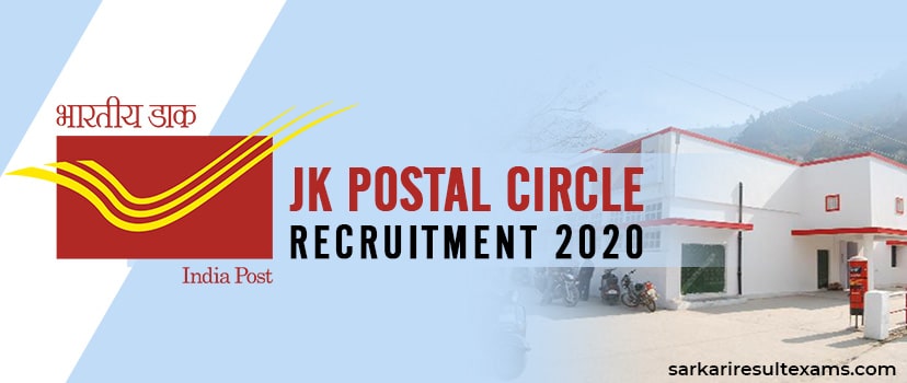JK Postal Circle Recruitment 2020 Apply For 442 Gramin Dak Sevak (GDS) Jammu Kashmir Post Office Vacancy