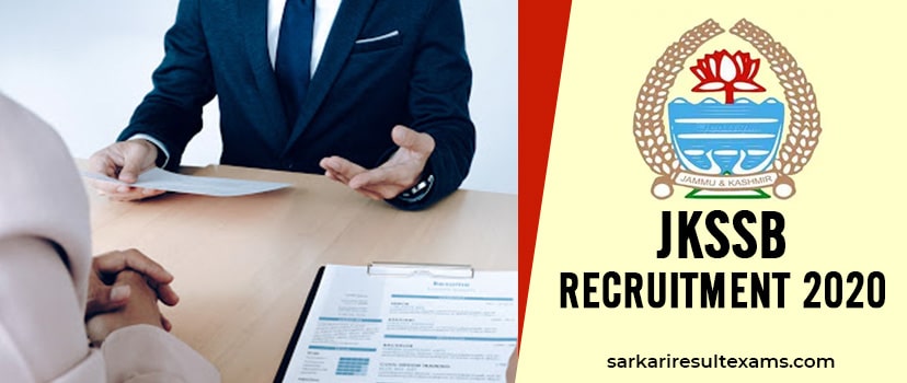 JKSSB Recruitment 2020 Apply Online for 10464 Accounts Assistant & Class 4 Jobs