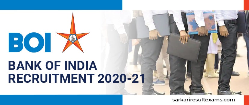 Bank of India Recruitment 2020-21 Apply Online for BOI 214 Credit Analyst & Credit Officers Jobs at bankofindia.co.in