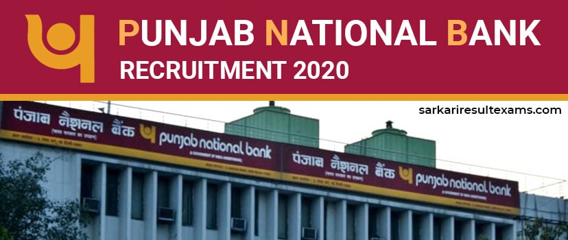 Punjab National Bank Recruitment 2020 Apply Online for PNB 535 Specialist Officer (SO) Jobs @pnbindia.in