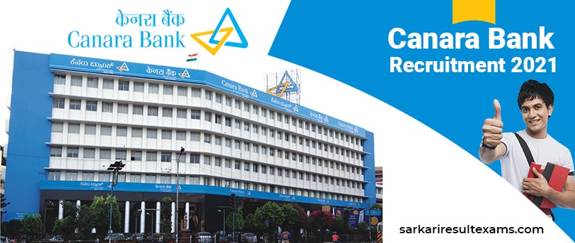 Canara Bank SO Recruitment 2021 Apply Online for 220 Jobs for Specialist Officer (SO) Posts