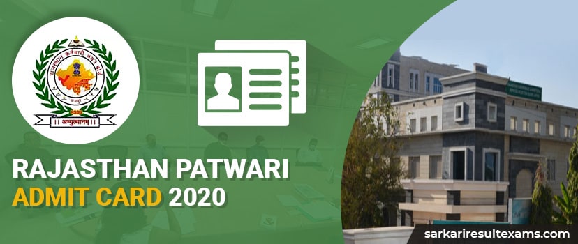 Rajasthan Patwari Admit Card 2021- Patwari Exam Postponed, Check Details at rsmssb.rajasthan.gov.in
